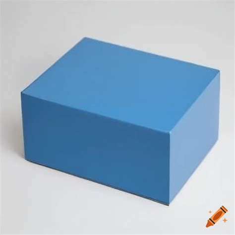 blue metal rectangle box|deep blue rectangle.